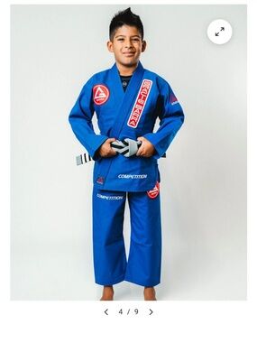 Gracie Barra Kids Blue Competition Jiu-Jitsu Gi Y6